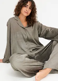 Pyjama en satin aux reflets irisés, bonprix