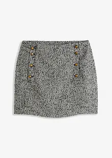 Mini-jupe en tweed, bonprix