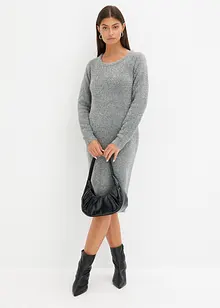 Robe en maille avec lurex, bonprix