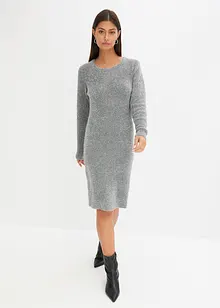 Robe en maille avec lurex, bonprix