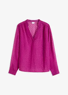 Blouse en crêpe texturé, bonprix