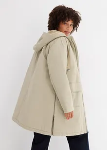 Parka d'hiver ample à capuche et doublure peluche, bonprix