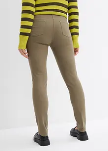 Pantalon slim taille mi-haute élastiquée, bonprix