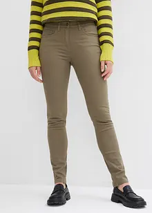 Pantalon slim taille mi-haute élastiquée, bonprix