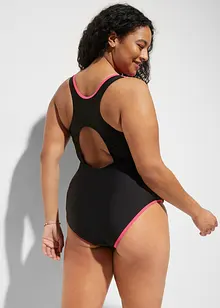 Maillot 1 pièce sportif à dos nageur, bonprix