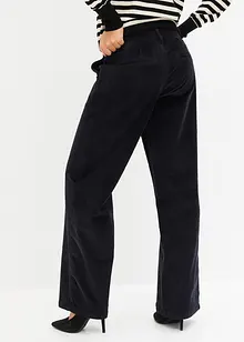 Pantalon ample en velours côtelé, bonprix