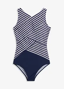 Maillot 1 pièce sculptant effet croisé, maintien modéré, bonprix