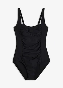 Maillot 1 pièce sculptant, maintien modéré, style portefeuille, bonprix
