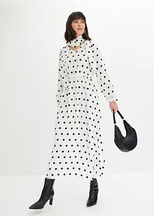 Robe longue à lavallière amovible, bonprix