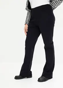 Pantalon à taille élastiquée en jersey milano confortable, bonprix