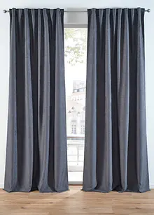 Rideau occultant texturé (2 pces), bonprix