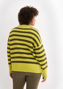 Pull boxy en maille ajourée, bonprix