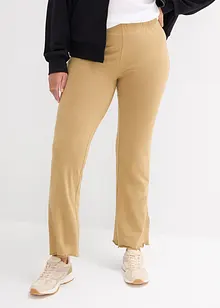 Lot de 2 leggings évasés avec taille élastiquée confortable, bonprix