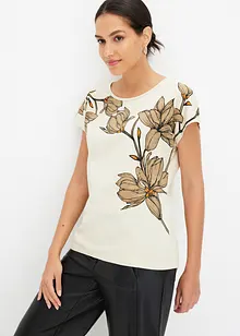 T-shirt à imprimé floral, bonprix