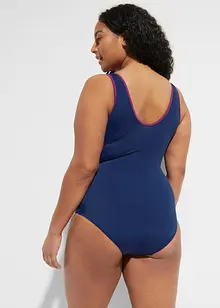 Maillot 1 pièce séchage rapide avec empiècements contrastants, bonprix