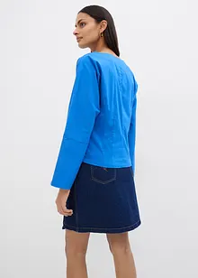 Blouse à encolure large, bonprix