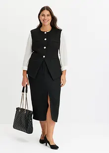 Blazer sans manches en bouclé, bonprix