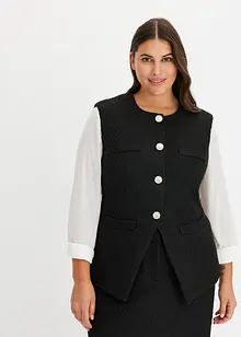 Blazer sans manches en bouclé, bonprix