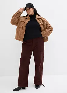 Pantalon cargo en velours côtelé, bonprix