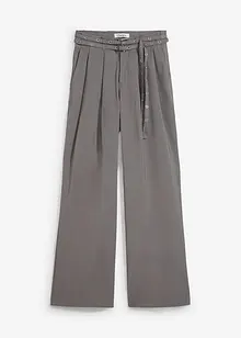 Pantalon à pinces en viscose fluide, bonprix