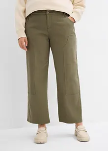 Pantalon twill en matière élastique, bonprix