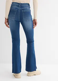 Jean extensible bootcut, taille haute, bonprix