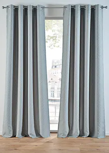 Rideau jacquard à imprimé graphique (1 pce), bonprix