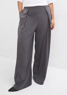 Pantalon évasé à pinces, bonprix