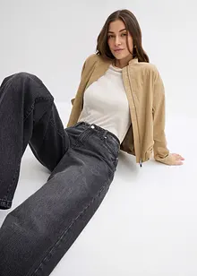Jean large, taille mi-haute, bonprix