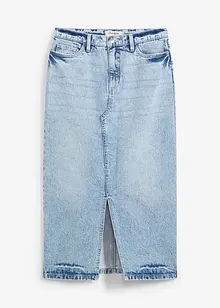 Jupe midi en jean, bonprix