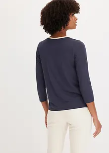 T-shirt à bande contrastée, bonprix