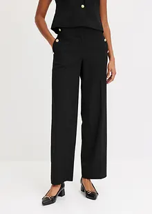 Pantalon à pont avec boutons décoratifs, bonprix