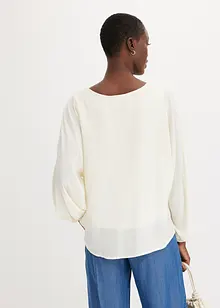 Tunique en crêpe avec strass, bonprix