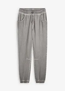 Pantalon sweat aspect délavé, bonprix