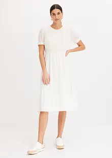 Robe midi en douce viscose mélangée, bonprix