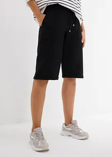 Bermuda en molleton à ourlet, bonprix