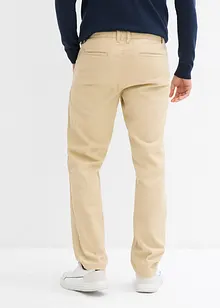 Pantalon chino ample, 100% coton, droit, bonprix