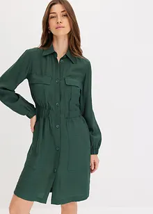 Robe-chemise en matière fine, bonprix