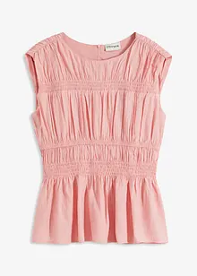 Blouse sans manches en viscose mélangée, bonprix