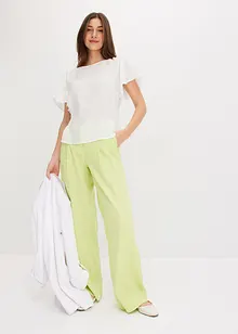 Top blouse en douce viscose mélangée, bonprix