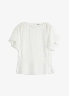 Top blouse en douce viscose mélangée, bonprix