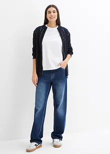 T-shirt boxy avec détail sur les manches, bonprix