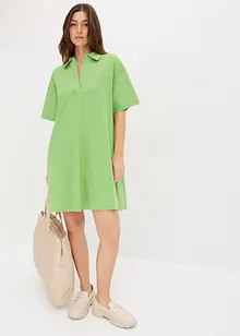 Robe-chemise en matière élastique, bonprix