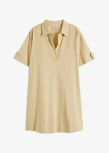Robe-chemise en matière élastique, bonprix