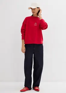 Sweat oversize 100% coton, bonprix