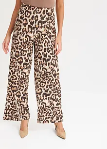 Pantalon fluide en satin brillant, bonprix
