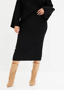 Jupe en maille, bonprix