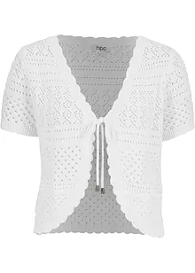 Boléro court en crochet, bonprix