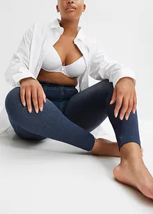 Legging sculptant sans coutures imitation jean, effet sculptant fort, bonprix
