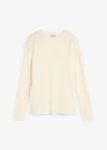 T-shirt manches longues en matière douce, bonprix